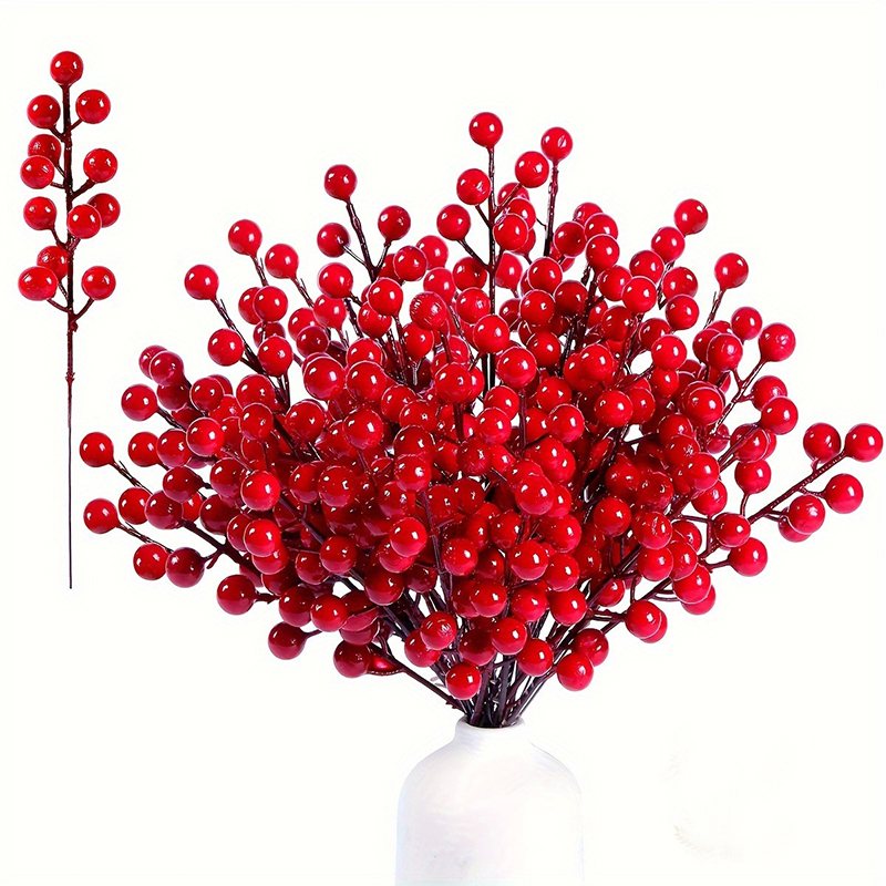 Florist Supply Bulk - 5/10/20 шт. искусственных красных ягод для