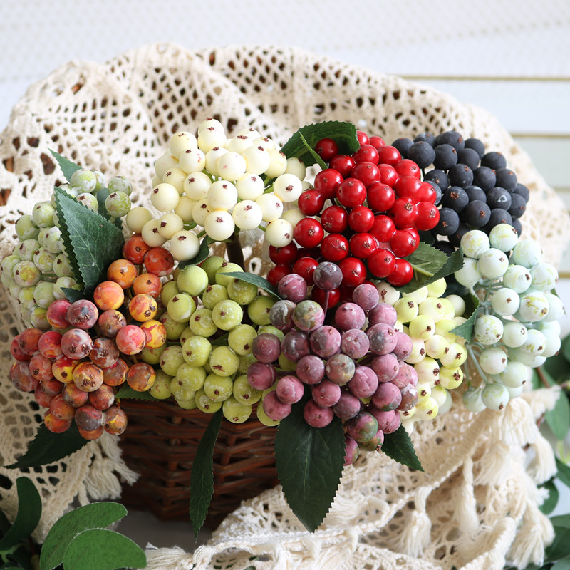 Florist Supply Bulk - 1 шт. Искусственная ветка с ягодами